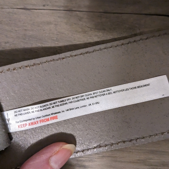 Free people belt new women's m/l cowhide large buckle nwot - Picture 7 of 11